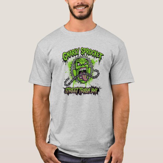 ギラギラギアストリートゴミTシャツ Tシャツ (正面)