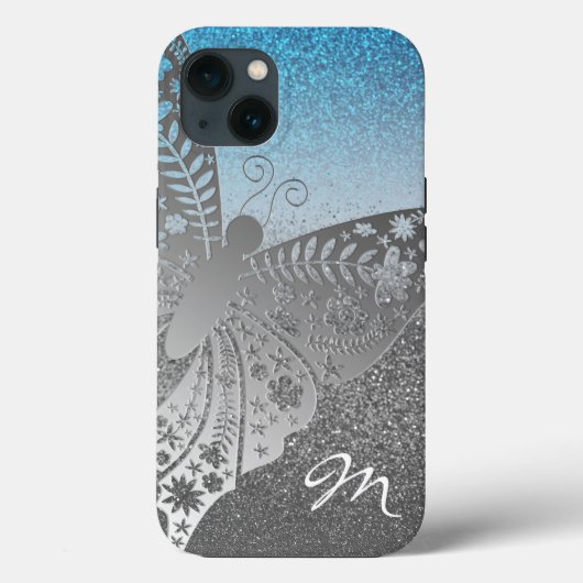 ギラギラシルバー Case-Mate iPhoneケース (裏面)