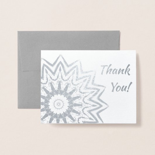 ギラギラ曼荼羅 箔カード (封筒付き正面)