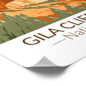 ギラクリフドリングス国定記念碑ニューメキシコ ポスター (角)