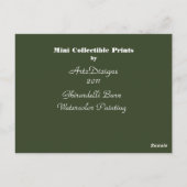 ギラデリバーンミニコレクタブルプリント ポストカード (裏面)