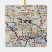 ギラナショナルフォレストシルバーシティクリスマス装飾品 セラミックオーナメント (正面)