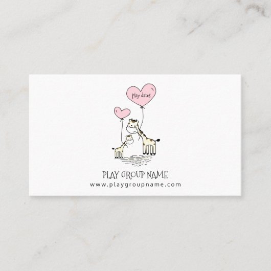 ギラフお洒落スカスタム・母とキッズグル遊ープ コーリングカード (正面)