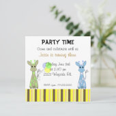 ギラフお洒落ス誕生日パーティー 招待状 (スタンド正面)