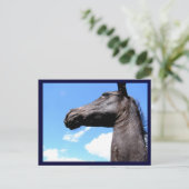 ギラフの馬のはがき ポストカード (スタンド正面)