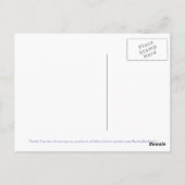 ギラフの馬のはがき ポストカード (裏面)