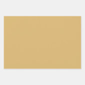 ギラフはっきりしたス金ゴールドとブラック ラッピングペーパーシート (正面2)