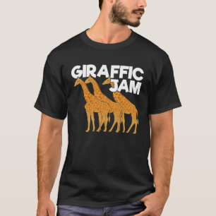 ギラフィック・ジャおもしろいム・キリンの動物飼育者の贈り物 Tシャツ