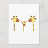 ギラフェスの家族。漫画。 ポストカード (正面)