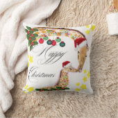 ギラフェスの愛する家族と幸せなクリスマス クッション (ブランケット)