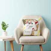 ギラフェスの愛する家族と幸せなクリスマス クッション (椅子)