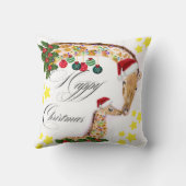 ギラフェスの愛する家族と幸せなクリスマス クッション (裏面)