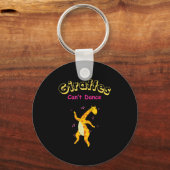 ギラフェスは女を踊るおもしろいこ男性へとができない キーホルダー (正面)