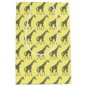 ギラフェスオンイエロー ミディアムペーパーバッグ (正面)