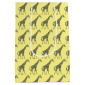 ギラフェスオンイエロー ミディアムペーパーバッグ (裏面)