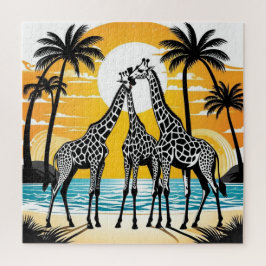 ギラフェスオンザビーチ ジグソーパズル