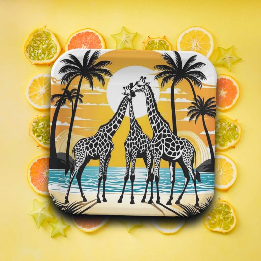 ギラフェスオンザビーチ ペーパープレート