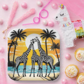 ギラフェスオンザビーチ ペーパープレート (パーティー)