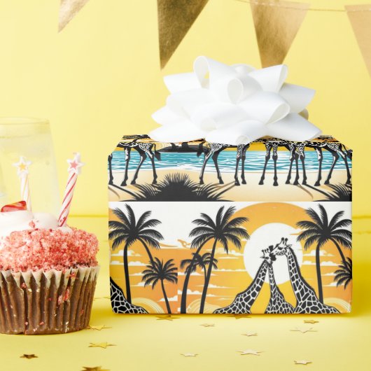 ギラフェスオンザビーチ ラッピングペーパー (誕生日パーティー)
