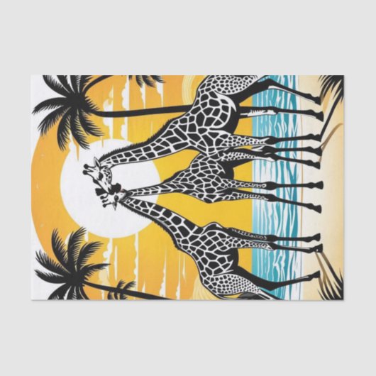 ギラフェスオンザビーチ 薄葉紙 (正面)