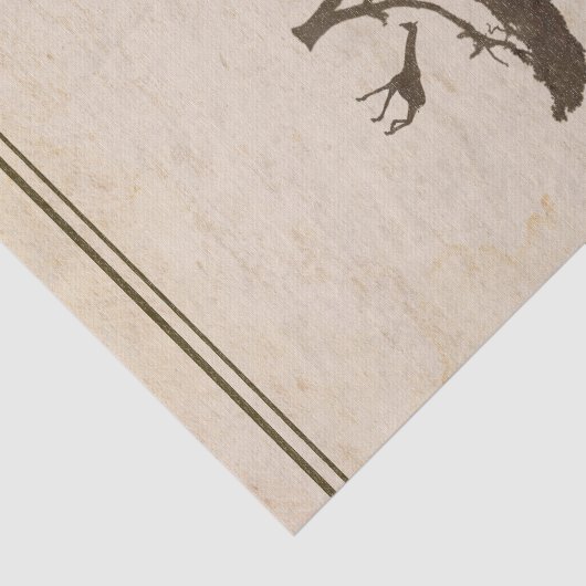 ギラフェスヴィンテージオールドワールドサファリカスタムーギフトラップ 薄葉紙 (詳細)