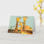 ギラフェス空白のカード カード (黄色い花)