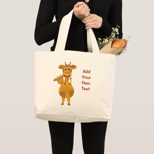 ギラフカスタマイズス ラージトートバッグ (正面(商品))