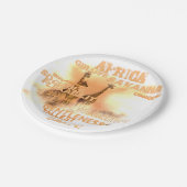 ギラフユニークス紙プレート7" ペーパープレート (アングル)