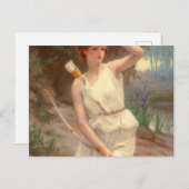 ギラムメセイニャックダイアナザハンレス1870ローマM ポストカード (正面/裏面)