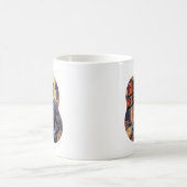 ギラモブスターイラストレーションコンボおもしろい生物 コーヒーマグカップ (中央)