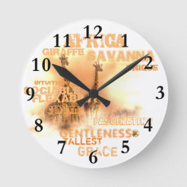 ギラユニークフェス丸（中）壁時計 ラウンド壁時計