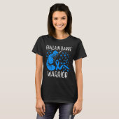 ギランバレ認識度ウォリアーボクシンググローブモフ Tシャツ (正面フル)