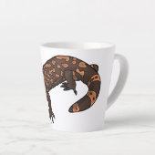 ギラ怪獣マンガイラストレーション カフェラテマグ (右アングル)