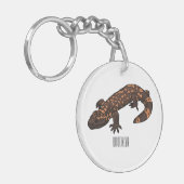 ギラ怪獣マンガイラストレーション キーホルダー (正面左)