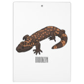 ギラ怪獣マンガイラストレーション クリップボード (裏面)