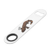 ギラ怪獣マンガイラストレーション スピード栓抜き (正面アングル)