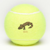 ギラ怪獣マンガイラストレーション テニスボール (裏面)