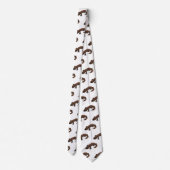 ギラ怪獣マンガイラストレーション ネクタイ (裏面)