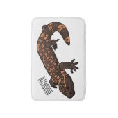 ギラ怪獣マンガイラストレーション バスマット (正面縦)