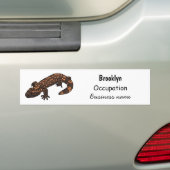 ギラ怪獣マンガイラストレーション バンパーステッカー (車上)