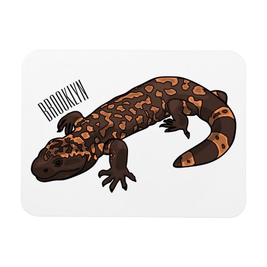 ギラ怪獣マンガイラストレーション マグネット (横)