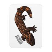 ギラ怪獣マンガイラストレーション マグネット (縦)