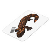 ギラ怪獣マンガイラストレーション マグネット (左側)