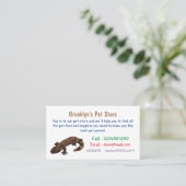 ギラ怪獣マンガイラストレーション 名刺 (スタンド正面)