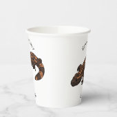 ギラ怪獣マンガイラストレーション 紙コップ (左)