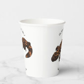 ギラ怪獣マンガイラストレーション 紙コップ (右)