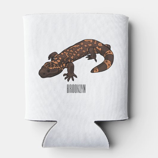 ギラ怪獣マンガイラストレーション 缶クーラー (裏面)