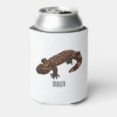 ギラ怪獣マンガイラストレーション 缶クーラー (缶裏面)