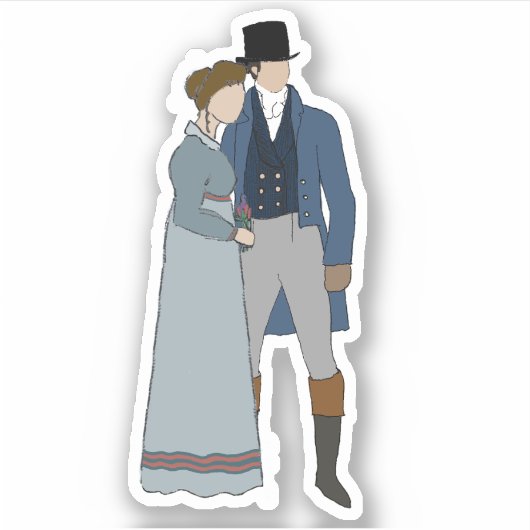 ギリアンとスコットカスタムのビニール貼りシール シール (正面)