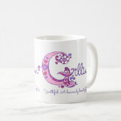 ギリアンの一流の意味装飾的なGモノグラムのマグ コーヒーマグカップ (正面右)